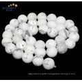 Size 4 6 8 10 12 14mme Turquoise Gemstone Loose Beads Round White Natural Turquoise
